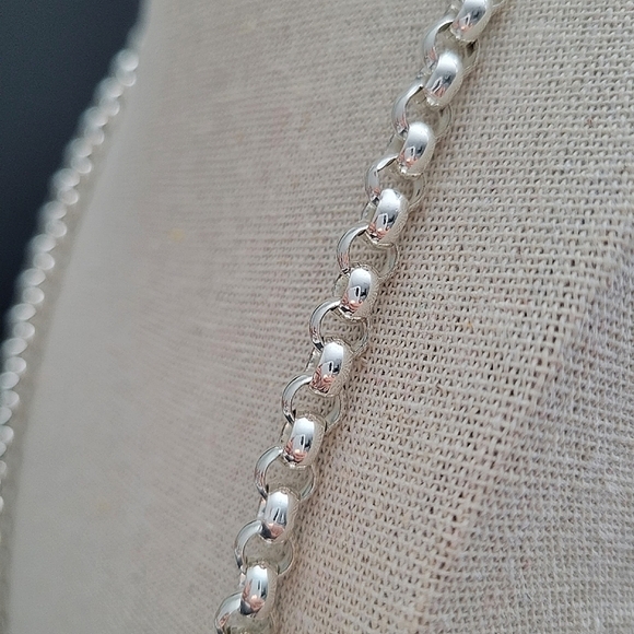 VINTAGE ring station long necklace - Picture 3 of 5